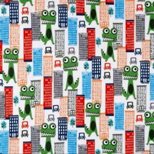 Loose In The City Flannel By Michael Miller - Primary