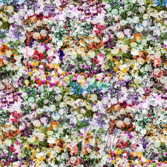 All Purpose Flower Digital Print By Hoffman - Meadow
