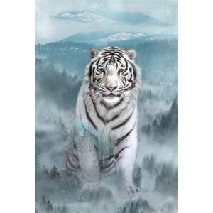 Call Of The Wild Digital Print By Hoffman - Ice Blue