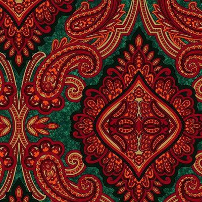 Holiday Aruba By Jinny Beyer For Rjr Fabrics - Red