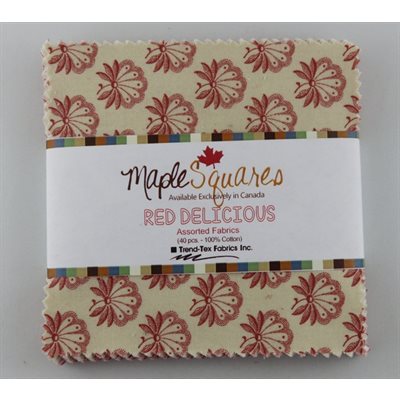 Red Delicious Maple Squares - 40 Pcs./Packs Of 12