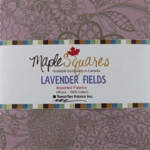 Lavender Fields Maple Squares - 40 Pcs./Packs Of 12