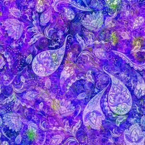 Floral Rhapsody Digital By Hoffman - Wild Berry