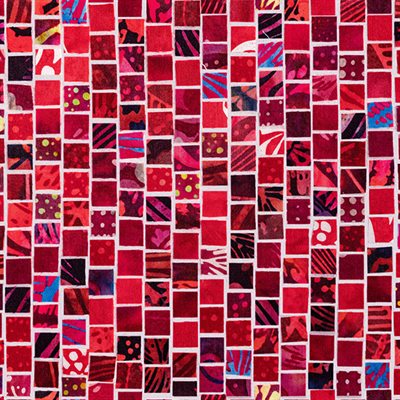 Mosaic Masterpiece Digital By Hoffman - Red Velvet