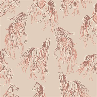 Wild Horses By Rjr Studio For Rjr Fabrics - Clay