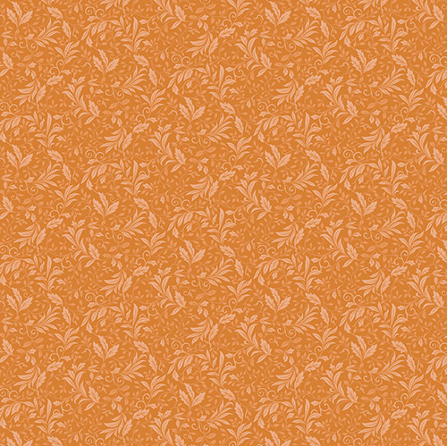 Autumn Elegance By Jackie Robinson For Benartex - Med. Tangerine