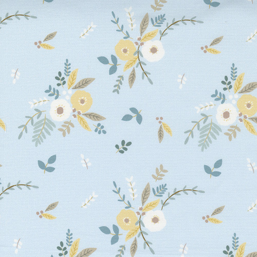 Little Ducklings By Paper And Cloth For Moda - Blue