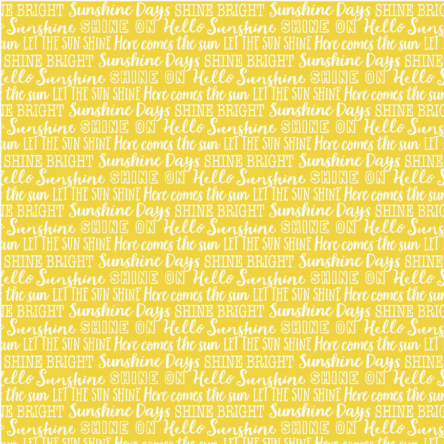Hello Sunshine By Monkey Mind Design For Michael Miller - Yellow