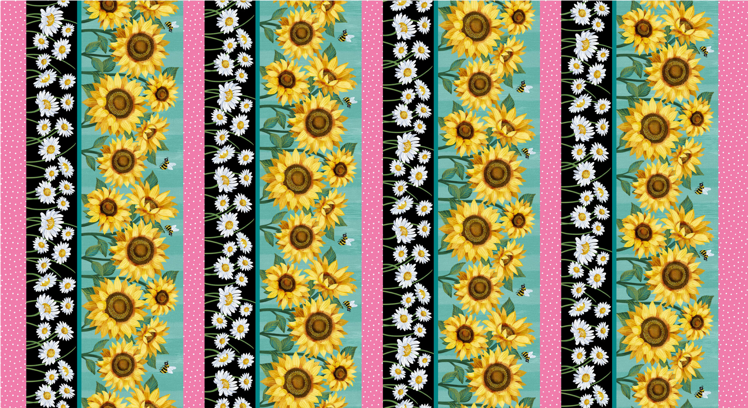 Hello Sunshine By Monkey Mind Design For Michael Miller - Turquoise