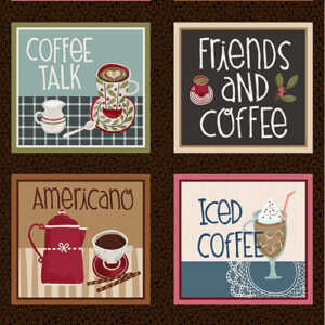 Coffee Is Always The Answer By Michael Miller - Panel - Brown