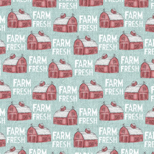 Farm Fresh By Jessica Flick For Benartex - Turquoise