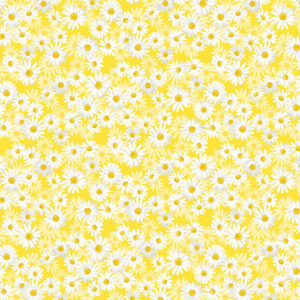 Daisy Delight By Kanvas Studio For Benartex - Yellow