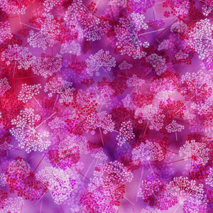 Springtime Romance Digital By Hoffman - Fuchsia