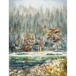 Woodland Whispers Digital Print By Hoffman - River Rock