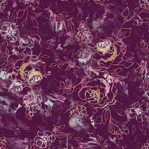 I Must Have Flowers By Rjr Studio For Rjr Fabrics -  Ruby