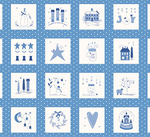Crystal Lane By Bunny Hill Designs For Moda - French Blue