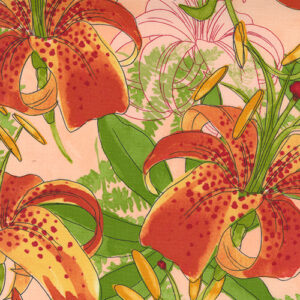 Carolina Lilies By Robin Pickens For Moda - Peach