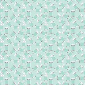 Sew Bloom By Contempo Studio For Benartex - Lt. Turquoise