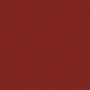 Blushed Houndstooth By Cheryl Haynes  For Benartex -Red