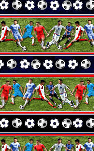 World Cup By Kanvas Studio For Benartex - Digital - Multi