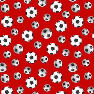 World Cup By Kanvas Studio For Benartex - Digital - Red