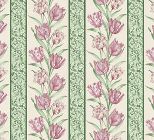 Evelyn's Etched Tulips By Jackie Robinson For Benartex - Cream