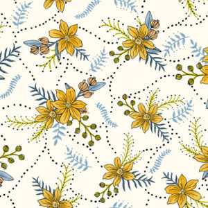 Whimsical Fleur De Joy By Rjr Studio For Rjr Fabrics - Sunflower