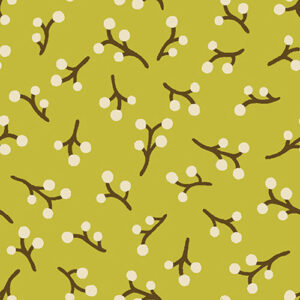 Whimsical Fleur De Joy By Rjr Studio For Rjr Fabrics - Chartreuse