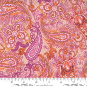 Paisley Rose By Crystal Manning For Moda - Bubble Gum