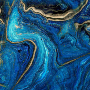 Geode + Ink By Hoffman - Digital - Cobalt