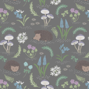 Bluebell Wood By Lewis & Irene - Grey