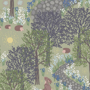 Bluebell Wood By Lewis & Irene - Sage Green