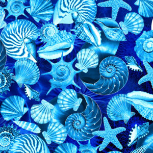 Oceana By Kanvas Studio For Benartex - Digital - Blue