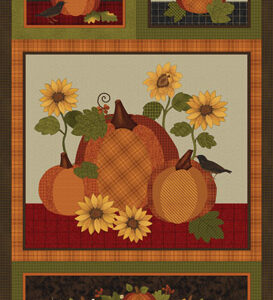 A Wooly Autumn By Cheryl Haynes For Benartex - Panel - Spice/Multi