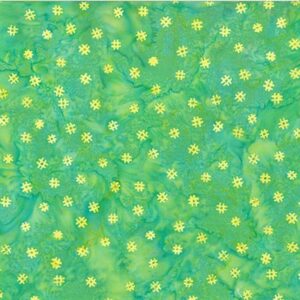 Bali Batik - Hundreds And Thousands By Susan Claire For Hoffman - Hashtag Lime
