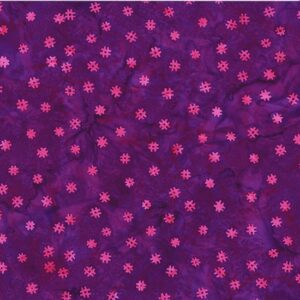 Bali Batik - Hundreds And Thousands By Susan Claire For Hoffman - Hashtag Boysenberry
