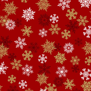 Holiday Sparkle By Kanvas Studio For Benartex - Red