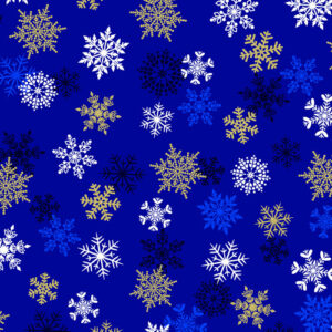 Holiday Sparkle By Kanvas Studio For Benartex - Royal Blue