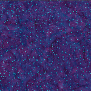 Bali Batik - Hundreds And Thousands By Susan Claire For Hoffman - Diamond Confetti Huckleberry
