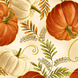 Autumn Comfort Flannel By Kanvas Studio For Benartex - Cream