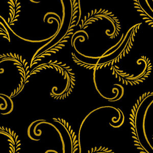 Autumn Comfort Flannel By Kanvas Studio For Benartex - Black