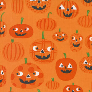 Too Cute To Spook By Me & My Sister For Moda - Orange Pumpkin