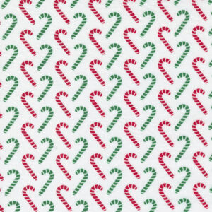 Candy Cane Lane By April Rosenthal For Moda - Snow - Multi