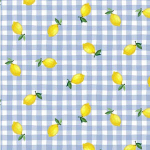 Lemon Fresh By Monkey Mind Design For Michael Miller - Blue
