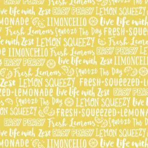 Lemon Fresh By Monkey Mind Design For Michael Miller - Yellow