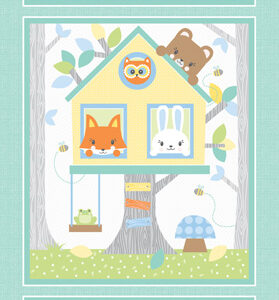 Playhouse Pals By Jessica Flick For Benartex - Panel - Multi