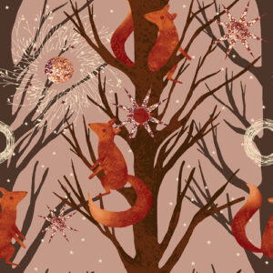 Tails From Under The Moon By Rjr Studio For Rjr Fabrics - Peach Beige