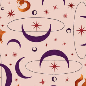 Tails From Under The Moon By Rjr Studio For Rjr Fabrics - Light Mauve