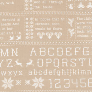 Christmas Stitched By Fig Tree & Co. For Moda - Linen