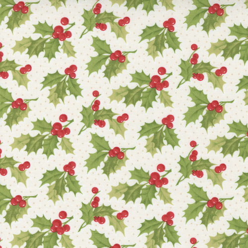 Christmas Stitched By Fig Tree & Co. For Moda - Snow - Multi